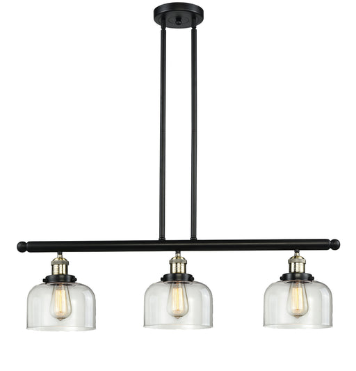 Innovations - 213-BAB-G72 - Three Light Island Pendant - Franklin Restoration - Black Antique Brass