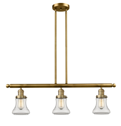 Innovations - 213-BB-G192-LED - LED Island Pendant - Franklin Restoration - Brushed Brass