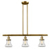 Innovations - 213-BB-G192-LED - LED Island Pendant - Franklin Restoration - Brushed Brass