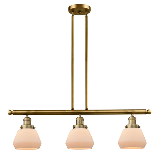 Innovations - 213-BB-G171-LED - LED Island Pendant - Franklin Restoration - Brushed Brass