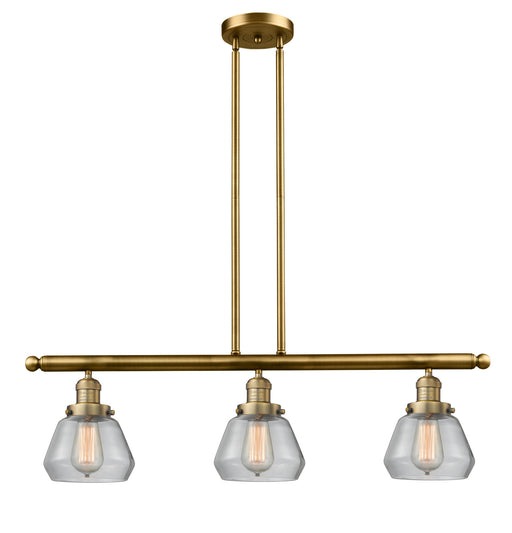 Innovations - 213-BB-G172-LED - LED Island Pendant - Franklin Restoration - Brushed Brass