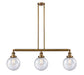 Innovations - 213-BB-G204-8-LED - LED Island Pendant - Franklin Restoration - Brushed Brass