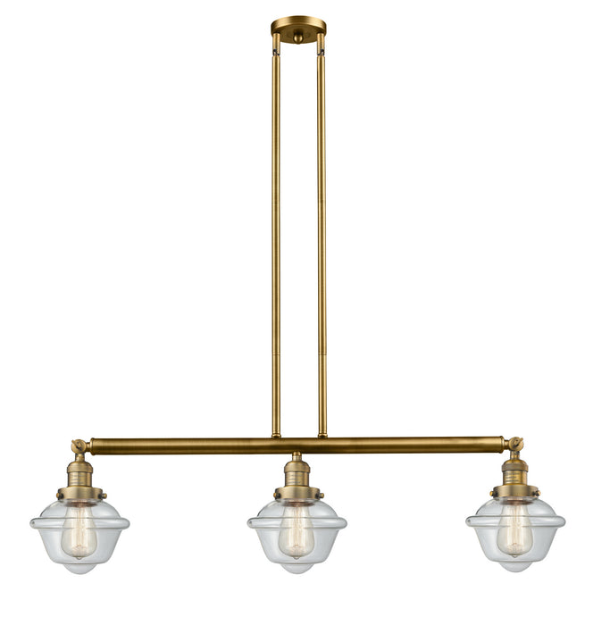 Innovations - 213-BB-G532-LED - LED Island Pendant - Franklin Restoration - Brushed Brass