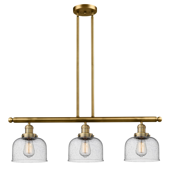 Innovations - 213-BB-G74-LED - LED Island Pendant - Franklin Restoration - Brushed Brass