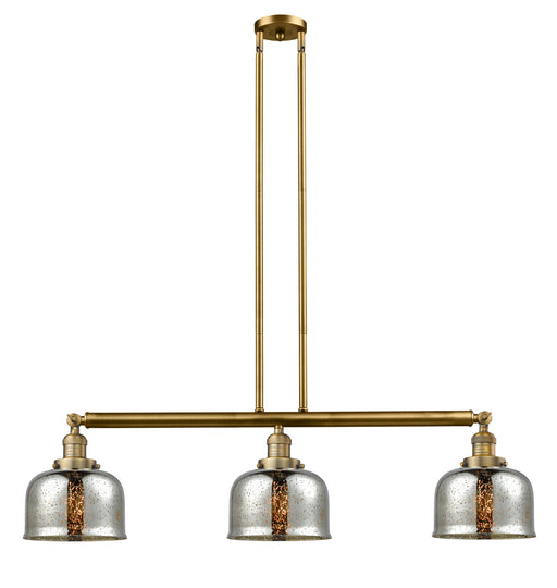 Innovations - 213-BB-G78 - Three Light Island Pendant - Franklin Restoration - Brushed Brass