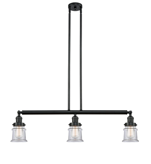 Innovations - 213-BK-G182S-LED - LED Island Pendant - Franklin Restoration - Matte Black