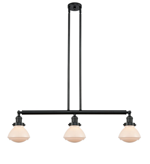 Innovations - 213-BK-G321-LED - LED Island Pendant - Franklin Restoration - Matte Black