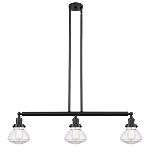 Innovations - 213-BK-G322-LED - LED Island Pendant - Franklin Restoration - Matte Black