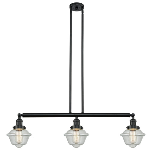 Innovations - 213-BK-G534-LED - LED Island Pendant - Franklin Restoration - Matte Black