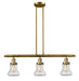 Innovations - 213-BB-G194-LED - LED Island Pendant - Franklin Restoration - Brushed Brass