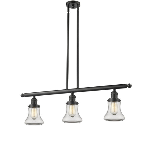 Innovations - 213-OB-G192 - Three Light Island Pendant - Franklin Restoration - Oil Rubbed Bronze