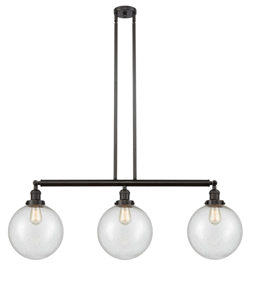 Innovations - 213-OB-G204-10 - Three Light Island Pendant - Franklin Restoration - Oil Rubbed Bronze