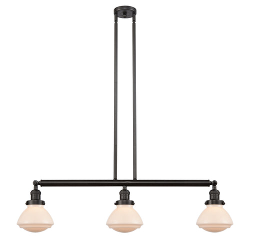 Innovations - 213-OB-G321 - Three Light Island Pendant - Franklin Restoration - Oil Rubbed Bronze