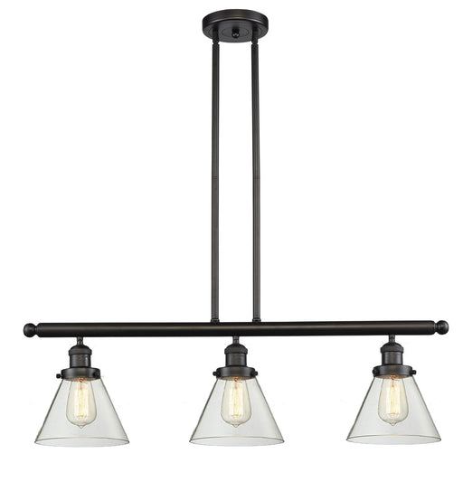 Innovations - 213-OB-G42-LED - LED Island Pendant - Franklin Restoration - Oil Rubbed Bronze