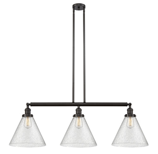 Innovations - 213-OB-G44-L - Three Light Island Pendant - Franklin Restoration - Oil Rubbed Bronze