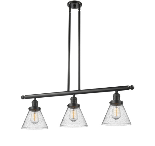 Innovations - 213-OB-G44-LED - LED Island Pendant - Franklin Restoration - Oil Rubbed Bronze