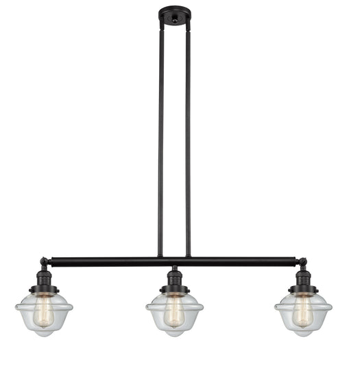 Innovations - 213-OB-G532 - Three Light Island Pendant - Franklin Restoration - Oil Rubbed Bronze