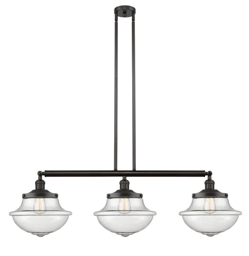 Innovations - 213-OB-G544 - Three Light Island Pendant - Franklin Restoration - Oil Rubbed Bronze