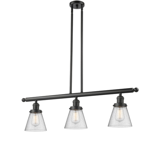 Innovations - 213-OB-G64-LED - LED Island Pendant - Franklin Restoration - Oil Rubbed Bronze