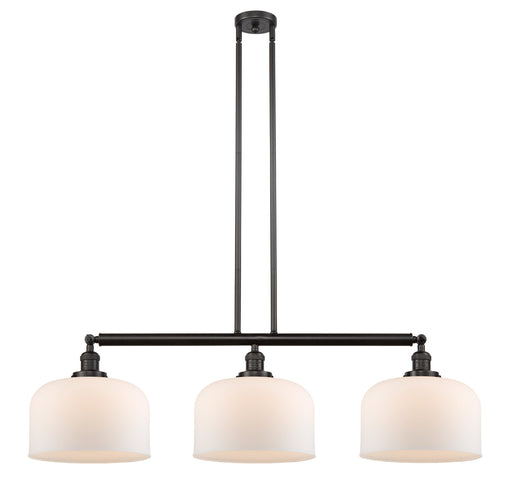 Innovations - 213-OB-G71-L - Three Light Island Pendant - Franklin Restoration - Oil Rubbed Bronze