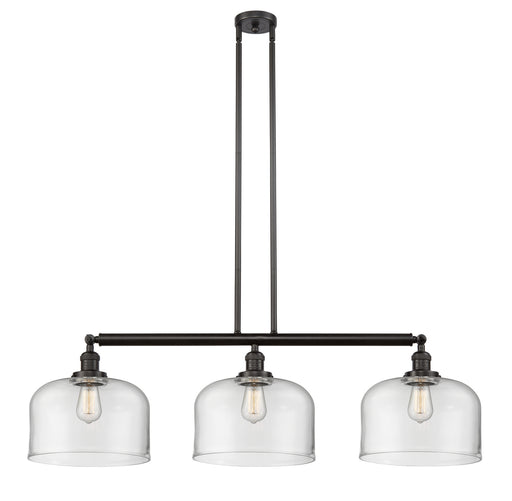 Innovations - 213-OB-G72-L - Three Light Island Pendant - Franklin Restoration - Oil Rubbed Bronze