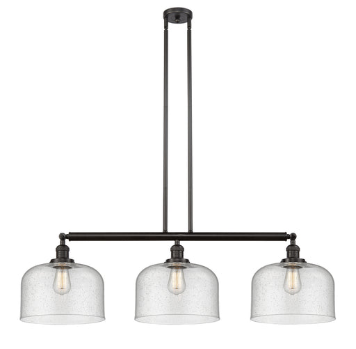 Innovations - 213-OB-G74-L - Three Light Island Pendant - Franklin Restoration - Oil Rubbed Bronze