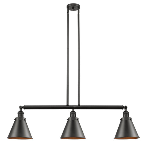 Innovations - 213-OB-M13-OB - Three Light Island Pendant - Franklin Restoration - Oil Rubbed Bronze