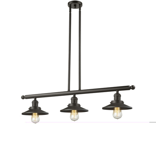 Innovations - 213-OB-M5-LED - LED Island Pendant - Franklin Restoration - Oil Rubbed Bronze