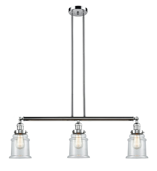 Innovations - 213-PC-G182 - Three Light Island Pendant - Franklin Restoration - Polished Chrome