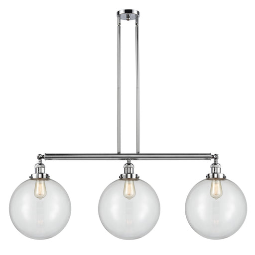 Innovations - 213-PC-G202-12 - Three Light Island Pendant - Franklin Restoration - Polished Chrome