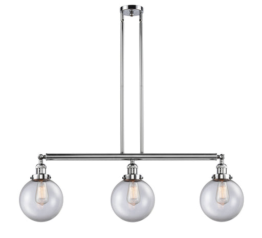 Innovations - 213-PC-G202-8 - Three Light Island Pendant - Franklin Restoration - Polished Chrome