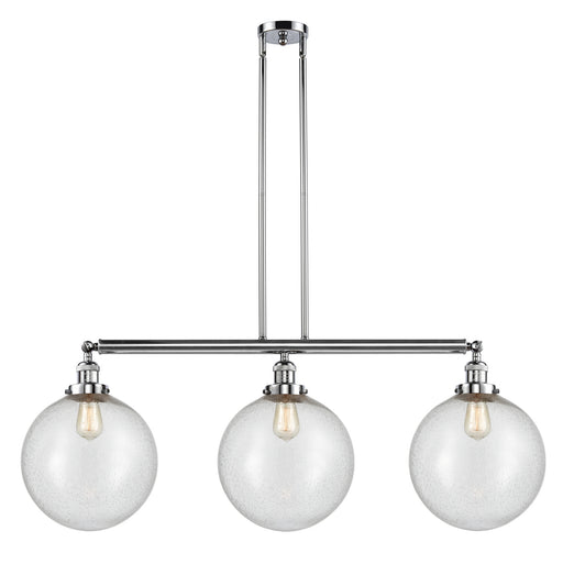 Innovations - 213-PC-G204-12 - Three Light Island Pendant - Franklin Restoration - Polished Chrome