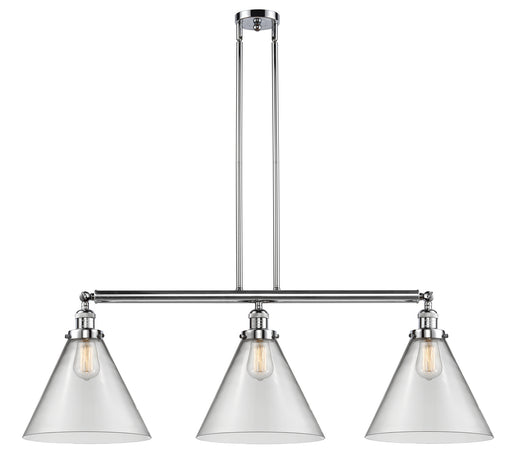 Innovations - 213-PC-G42-L - Three Light Island Pendant - Franklin Restoration - Polished Chrome