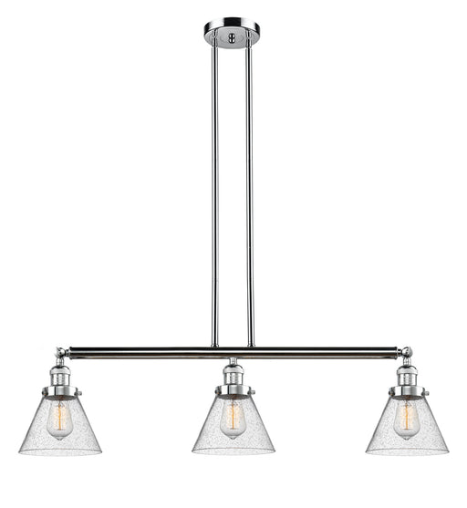 Innovations - 213-PC-G44 - Three Light Island Pendant - Franklin Restoration - Polished Chrome