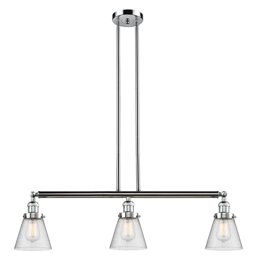 Innovations - 213-PC-G64 - Three Light Island Pendant - Franklin Restoration - Polished Chrome