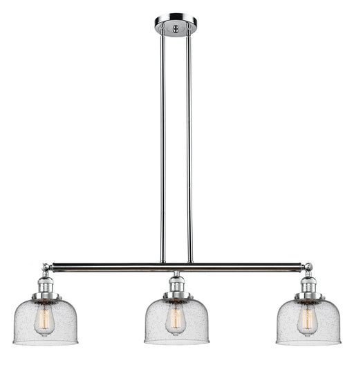 Innovations - 213-PC-G74 - Three Light Island Pendant - Franklin Restoration - Polished Chrome