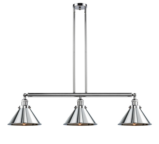 Innovations - 213-PC-M10-PC - Three Light Island Pendant - Franklin Restoration - Polished Chrome