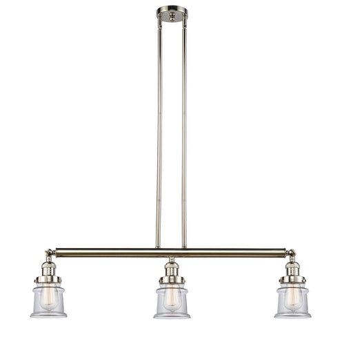 Innovations - 213-PN-G182S-LED - LED Island Pendant - Franklin Restoration - Polished Nickel