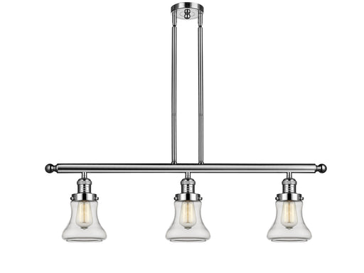 Innovations - 213-PN-G192 - Three Light Island Pendant - Franklin Restoration - Polished Nickel