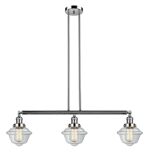 Innovations - 213-PN-G532 - Three Light Island Pendant - Franklin Restoration - Polished Nickel