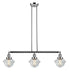 Innovations - 213-PN-G532 - Three Light Island Pendant - Franklin Restoration - Polished Nickel