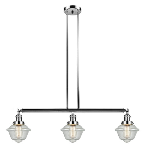 Innovations - 213-PN-G534 - Three Light Island Pendant - Franklin Restoration - Polished Nickel