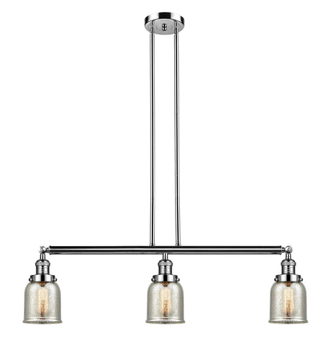 Franklin Restoration Three Light Island Pendant Polished Nickel