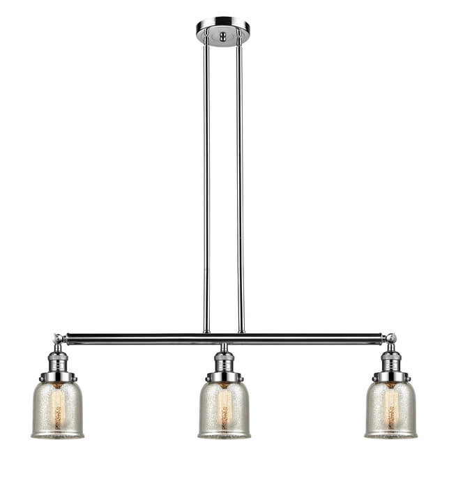 Innovations - 213-PN-G58 - Three Light Island Pendant - Franklin Restoration - Polished Nickel