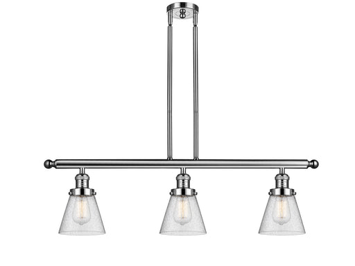 Innovations - 213-PN-G64 - Three Light Island Pendant - Franklin Restoration - Polished Nickel