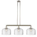 Innovations - 213-PN-G72-L - Three Light Island Pendant - Franklin Restoration - Polished Nickel