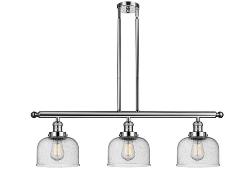 Innovations - 213-PN-G74 - Three Light Island Pendant - Franklin Restoration - Polished Nickel