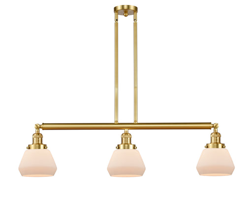 Franklin Restoration LED Island Pendant Satin Gold
