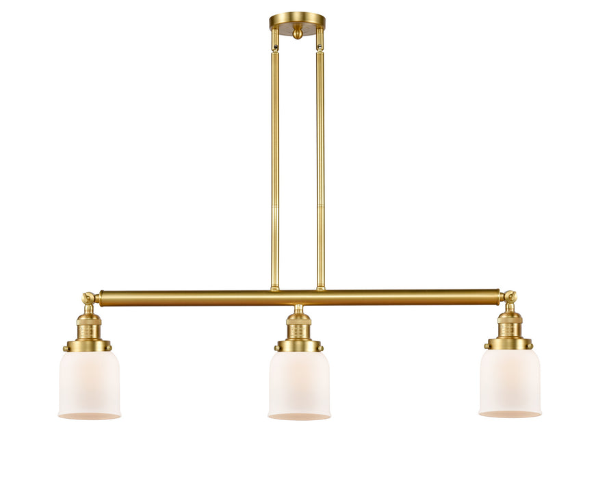 Innovations - 213-SG-G51 - Three Light Island Pendant - Franklin Restoration - Satin Gold