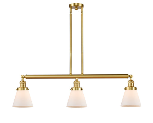 Franklin Restoration LED Island Pendant Satin Gold
